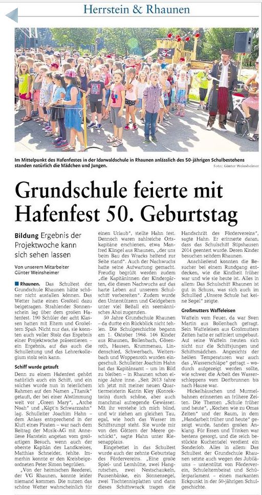 schulfest artikelnahezeitung